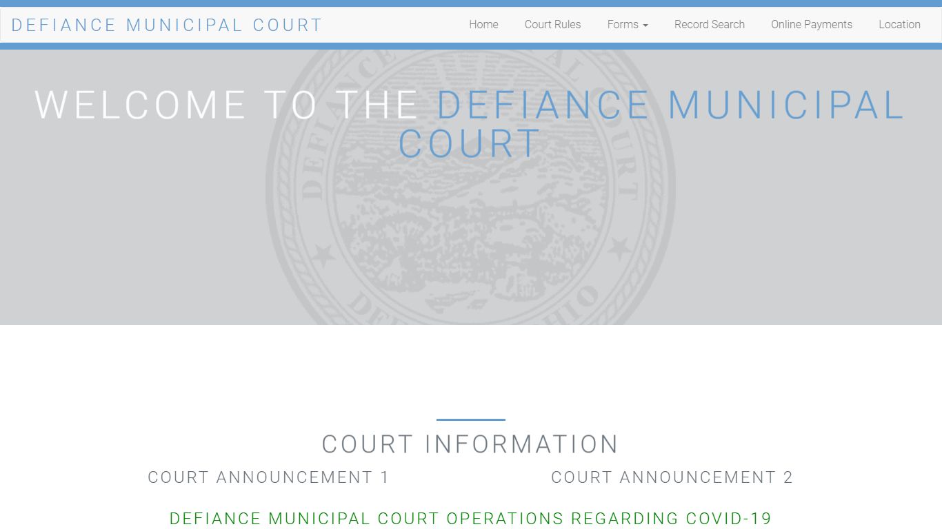 Defiance Municipal Court